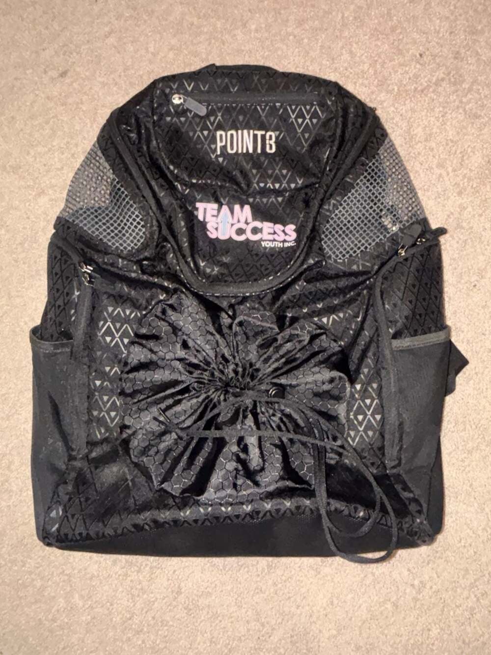 POINT3 Road Trip Basketball Travel Backpack Black